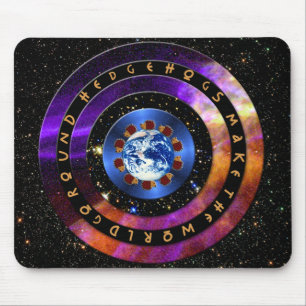 Mousepad Os ouriços fazem o mundo ir circularmente!