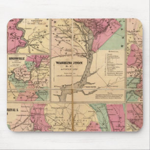 Mousepad Os planos de Colton dos portos americanos