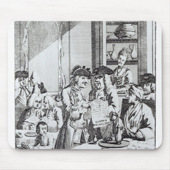 Mousepad Os políticos da casa do café (Frente)