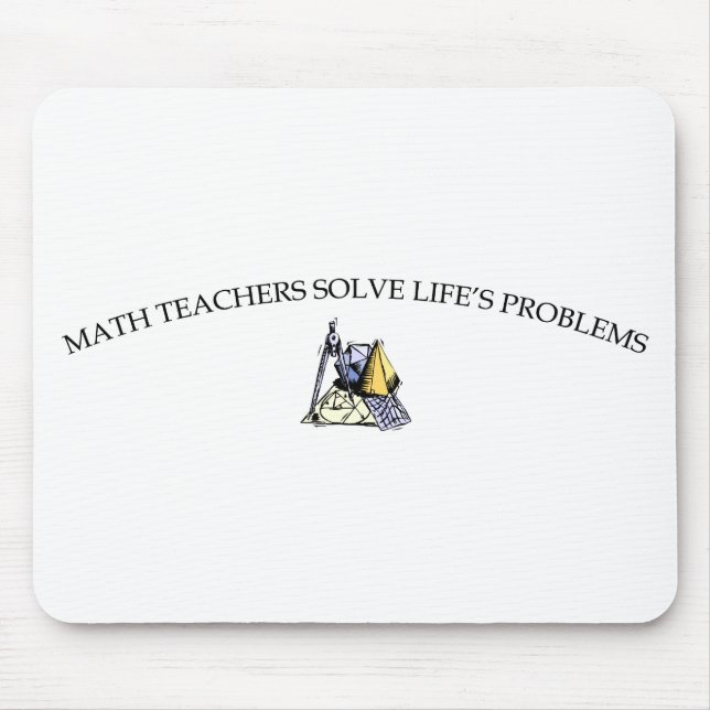 Mousepad Os professores de matemática resolvem os problemas (Frente)
