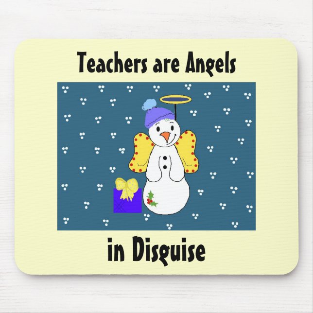 Mousepad Os professores são Anjos (Frente)
