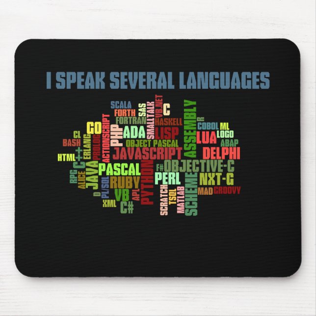 Mousepad Os programadores têm habilidades de programação (Frente)