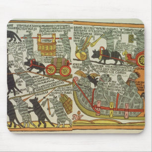 Mousepad Os ratos enterram o gato, russo, fim do século