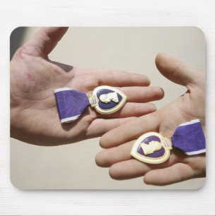 Mousepad Os receptores de Purple Heart indicam suas