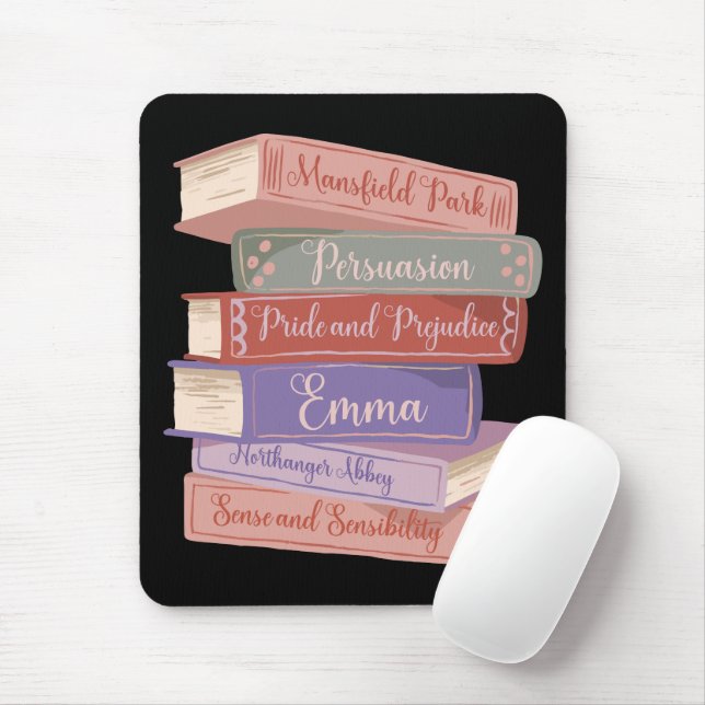 Mousepad Os Romances de Jane Austen V (Com mouse)