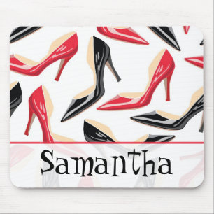 Mousepad Os saltos altos dos sapatos femininos