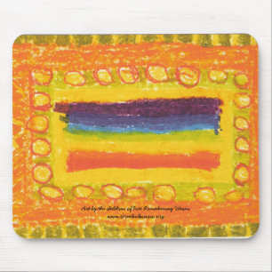 Mousepad Os trabalhos de arte das crianças de IRW - tapete