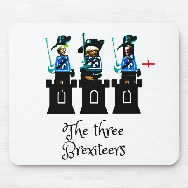 Mousepad Os três Brexiteers (Frente)