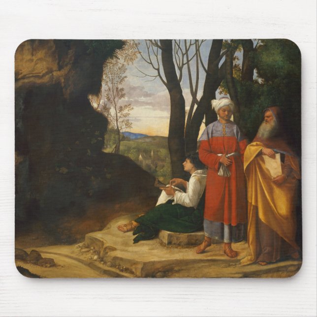 Mousepad Os Três Filósofos (Sábios) (de Giorgione) (Frente)