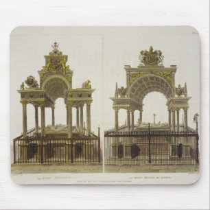 Mousepad Os túmulos da rainha Elizabeth rainha mim e de
