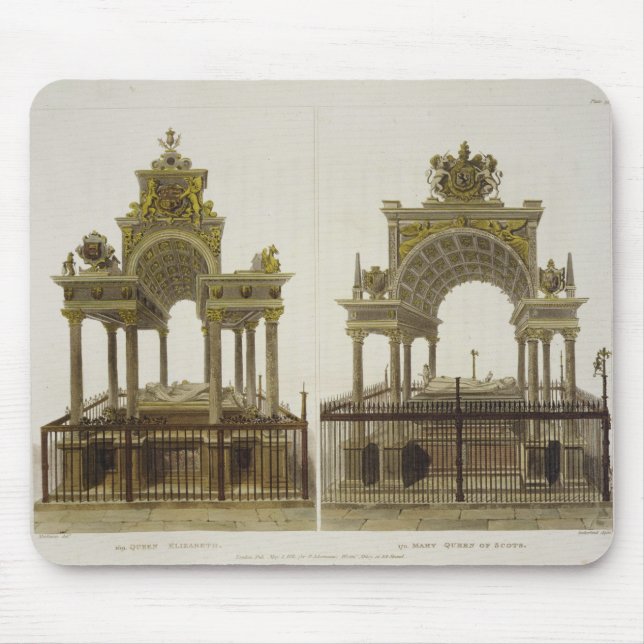 Mousepad Os túmulos da rainha Elizabeth rainha mim e de (Frente)