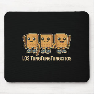 Mousepad Os Tungtungtungcitos Rotação Cerebral Italiana Tun