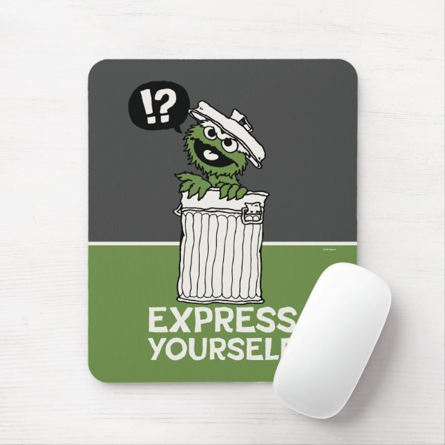 Mousepad Oscar, o Grouch Expresse-se (Com mouse)