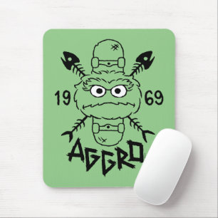 Mousepad Oscar, o logotipo do Skate Grouch - Aggro 1969