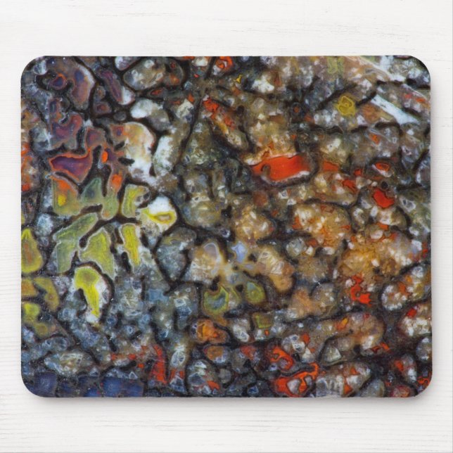 Mousepad Osso de Dinossauro Colorido (Frente)