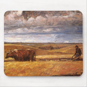 Mousepad Ossos de Búfalo Revolvidos por Harvey Thomas Dunn