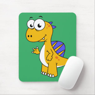 Mousepad Ótima Ilustração De Um Espinossauro. 2