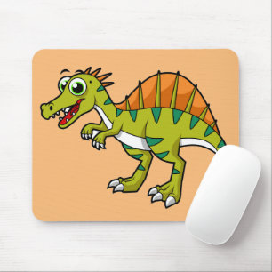 Mousepad Ótima Ilustração De Um Espinossauro Sorridente.