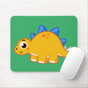 Mousepad Ótima Ilustração De Um Estegossauro.