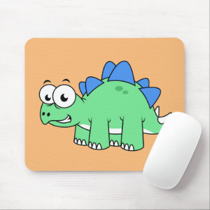 Mousepad Ótima Ilustração De Um Estegossauro. 2