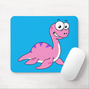Mousepad Ótima Ilustração Do Monstro Do Ness Loch.