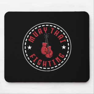 Mousepad Ótimo Design de Luta Muay Thai Kickboxer Mma Trai