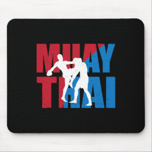 Mousepad Ótimo Design de Lutador de Muay Thai 2 Kickboxer M