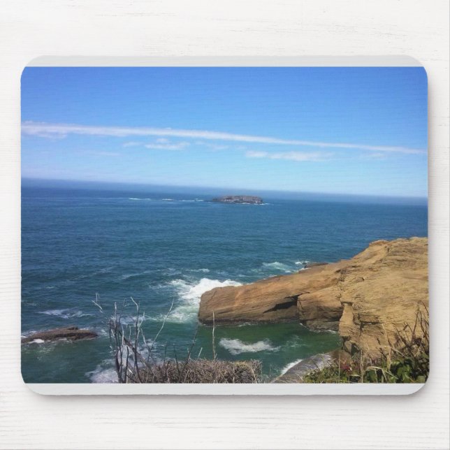 Mousepad Otter Rock, Costa do Oregon (Frente)