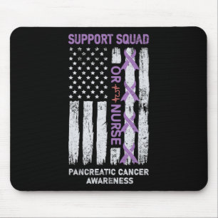 Mousepad OU Awarenes de Câncer de pâncreas de Enfermeira da