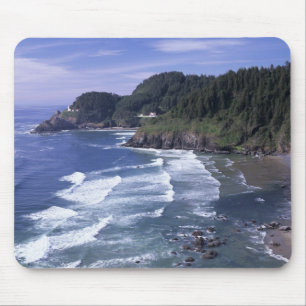 Mousepad OU, Costa do Oregon, Farol Heceta Head, em