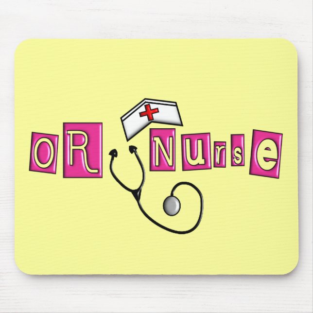 Mousepad OU presentes da enfermeira (Frente)