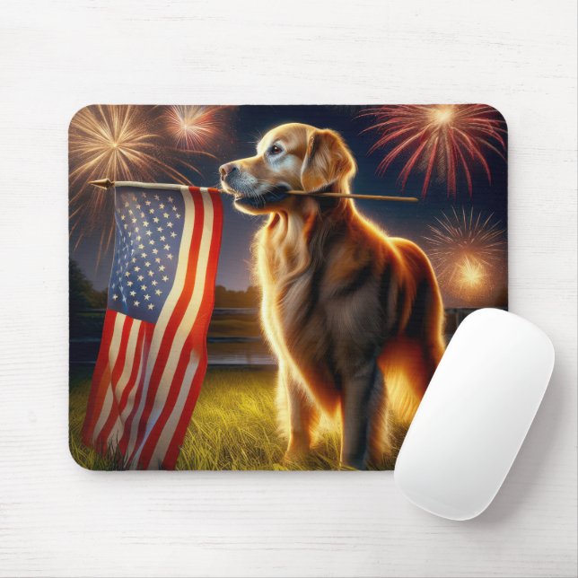 Mousepad Ouro Americano (Com mouse)