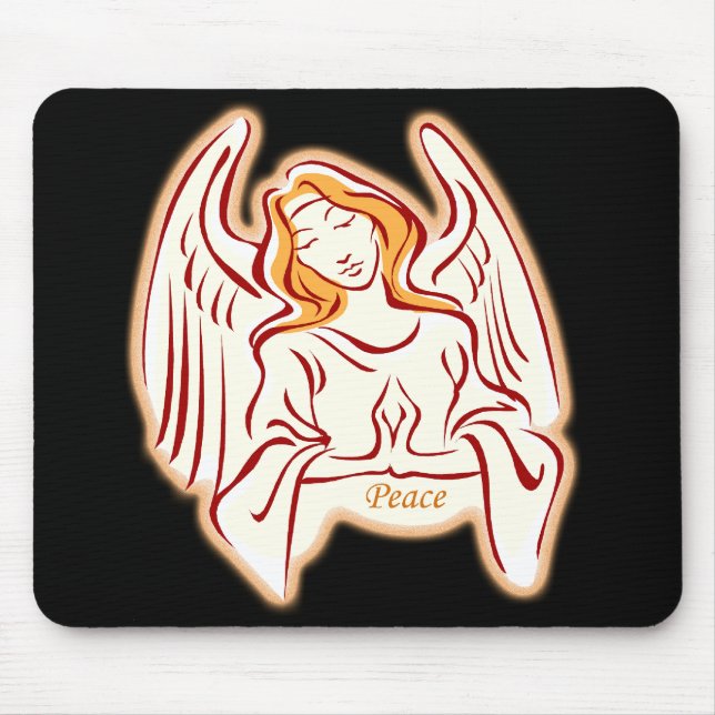 Mousepad Ouro Anjo Do Mouse De Paz (Frente)