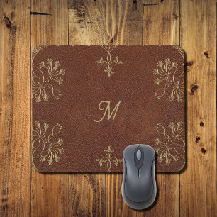 Mousepad Ouro de mel na aparência de couro