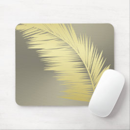 Mousepad Ouro de Palmeiras tropicais
