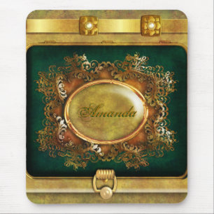Mousepad Ouro do victorian do vintage