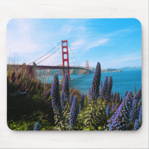 Mousepad Ouro Gate Bridge San Francisco California Foto