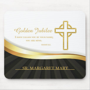 Mousepad Ouro Jubilee, Nun Aniversário de 50 Anos