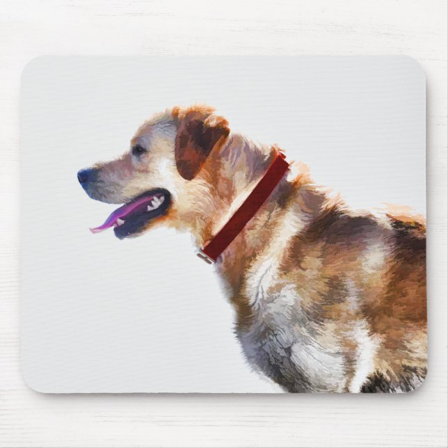 Mousepad Ouro Labrador Retriever Dog-lover Gift (Frente)