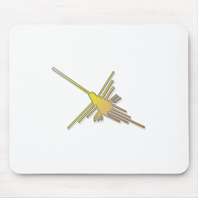 Mousepad Ouro Nazca Lines Hummingbird (Frente)