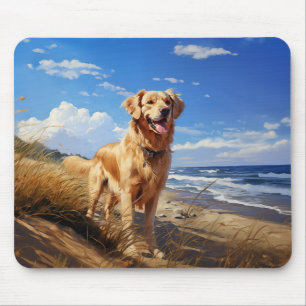 Mousepad Ouro recuperador na praia