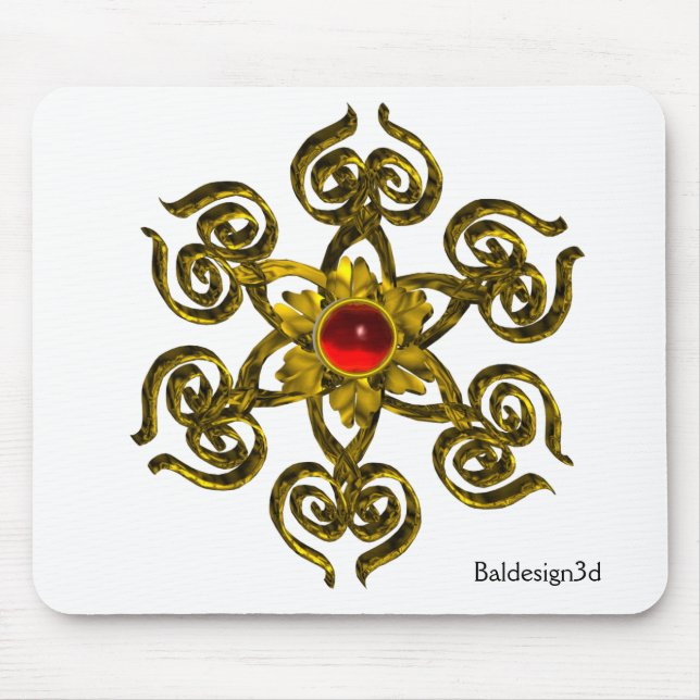 MOUSEPAD OURO ROSA RUBY (Frente)