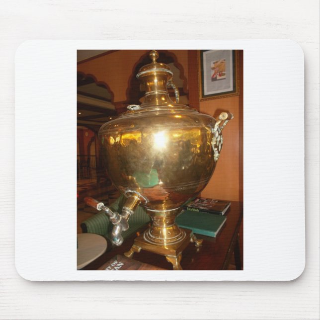 Mousepad Ouro Vintage Tea Pote Wall Art & Impressão (Frente)