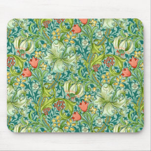 Mousepad Ouro William Morris Lily Vintage