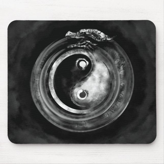 Mousepad Ouroboros Yin - Yang (Frente)