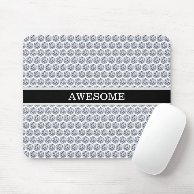 Mousepad Ouros Chic/Mosaico Fractal (Com mouse)