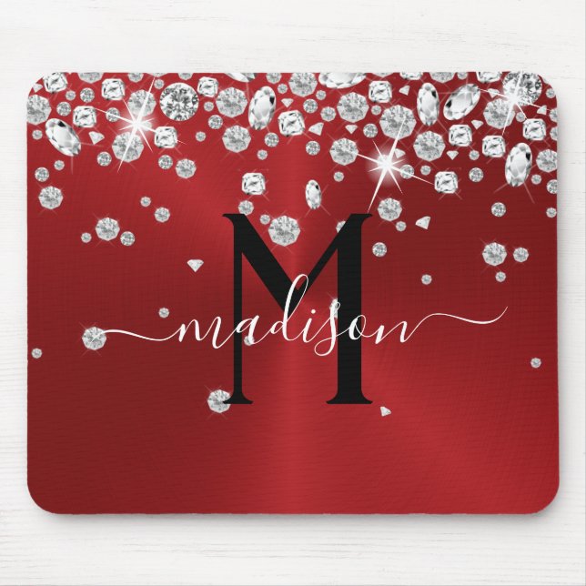 Mousepad Ouros vermelhos e brancos - Personalizados (Frente)