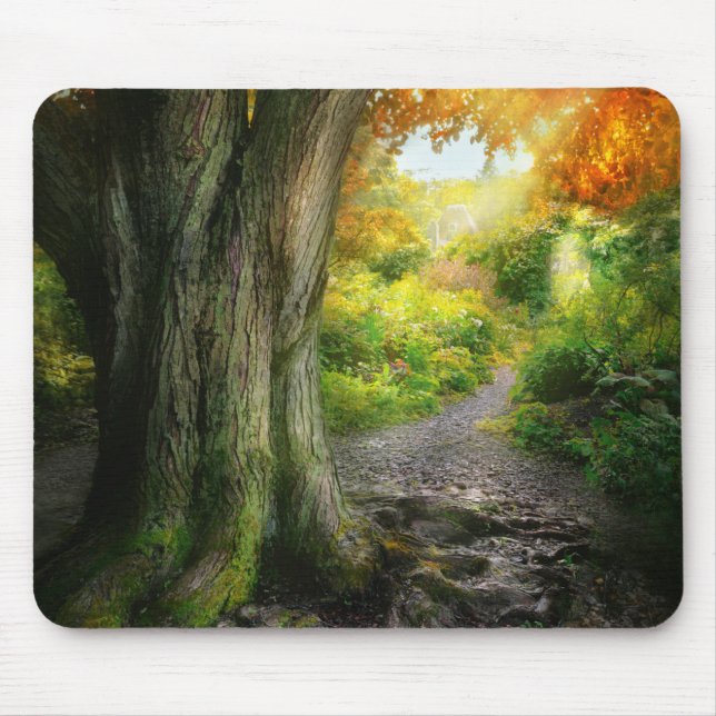Mousepad Outono - O caminho para a casa da vovó (Frente)