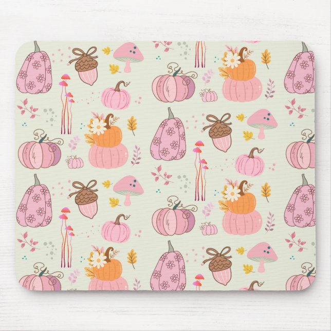 Mousepad Outono Rosa (Frente)