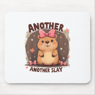 Mousepad Outro Dia, Outra Pedra Coca-Cola, Capybara, Rosa